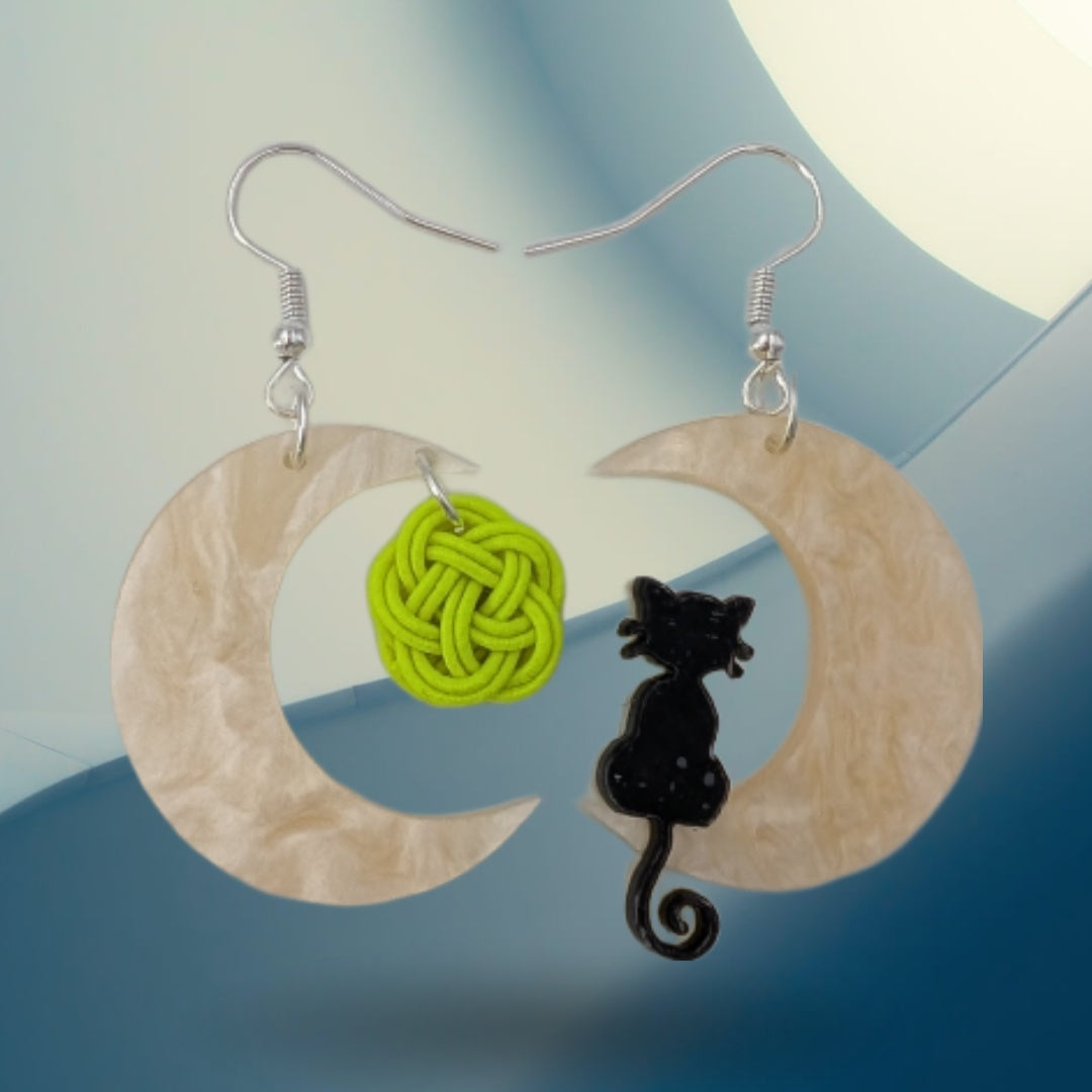 la lune et le chat & nœud Prune