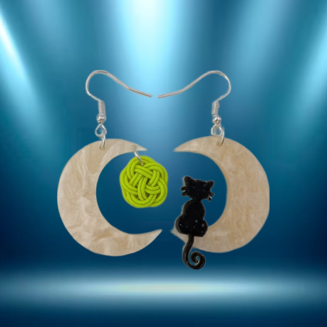 la lune et le chat & nœud Prune